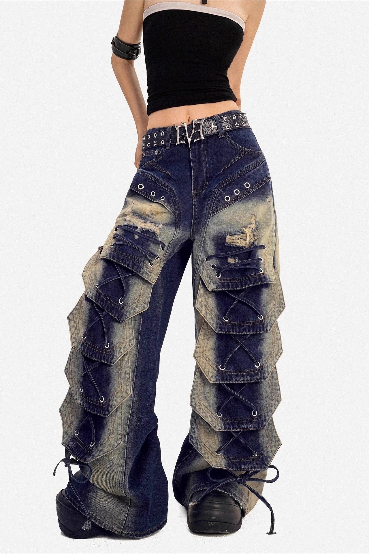 Punk Street Cargo Straight-Leg Pants