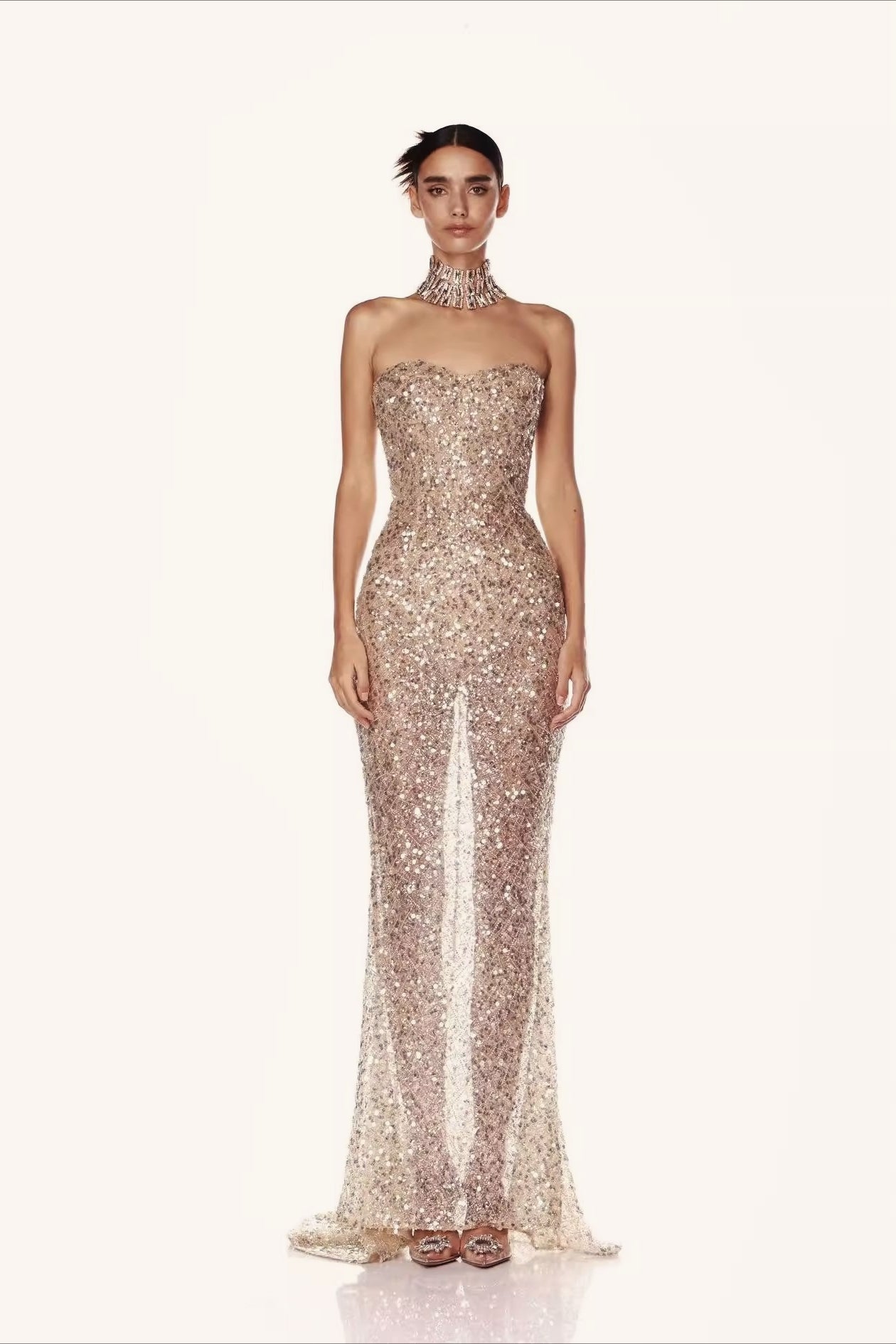 Sequin Glamour Gown Prom Dress