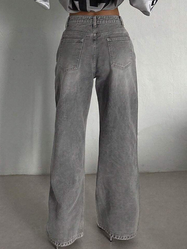 Vintage Smoke Grey Boyfriend Jeans