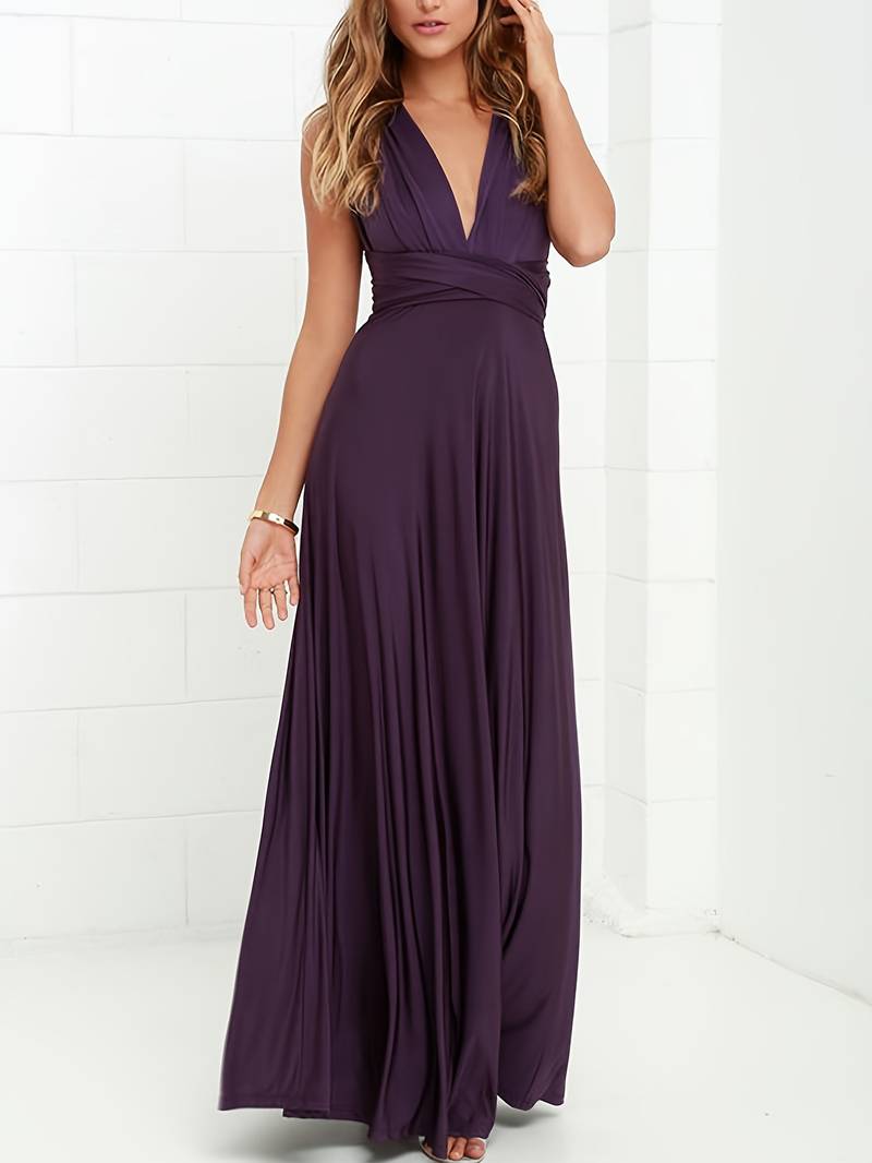 Elegante vestido largo infinito para mujer con múltiples diseños | Ideal para primavera/verano