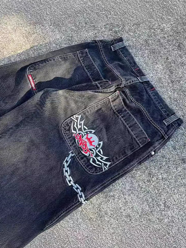Retro Hip Hop Loose Boyfriend Jeans