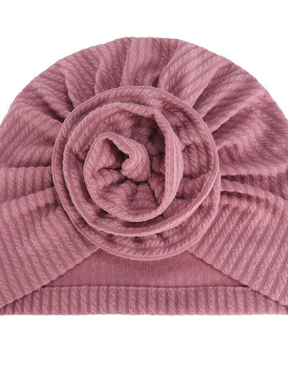 7 Colors Choice Fashion Muslim Women Big Flower Turban Hat Scarf Headwrap Hair Care Beanie Hijab Headwear Hair Accessories for Women