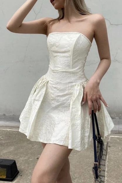 Floral Print Lace Backless Slim High Waist Mini Dress