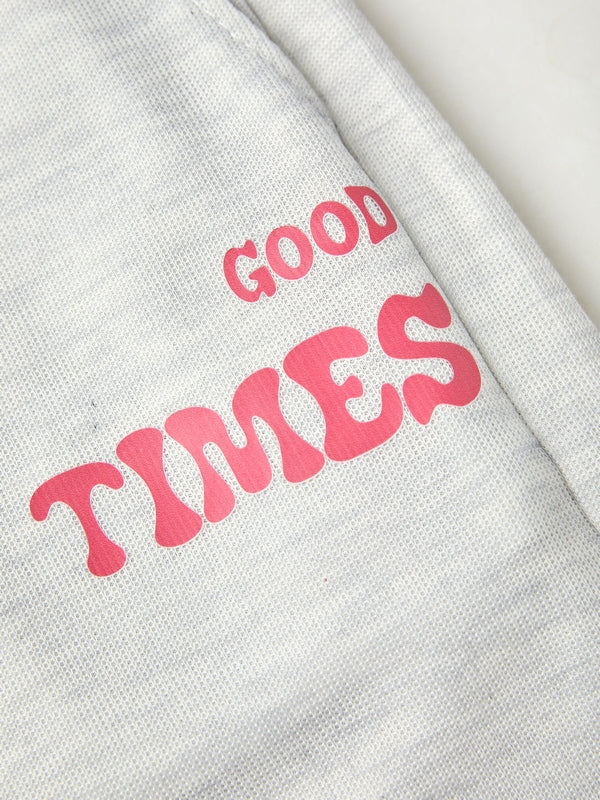 Contrast Color Print Baggy Hip Pop Jazz Sweatpants