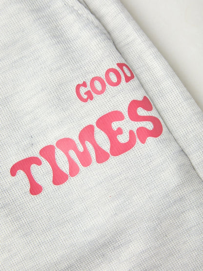 Contrast Color Print Baggy Hip Pop Jazz Sweatpants