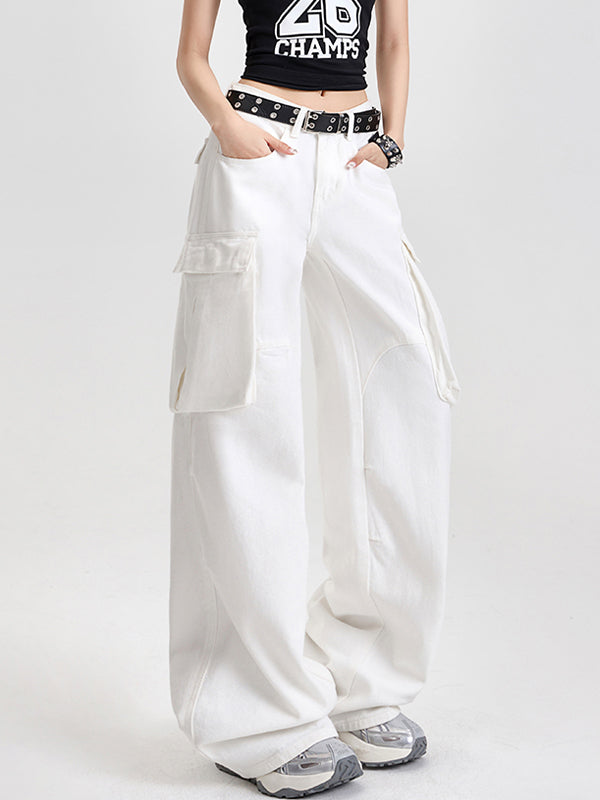 Loose-Fitting Straight Boyfriend Jeans