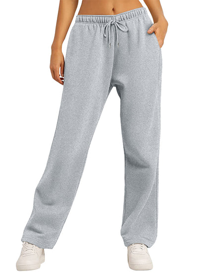 Solid Drawstring Sweatpants