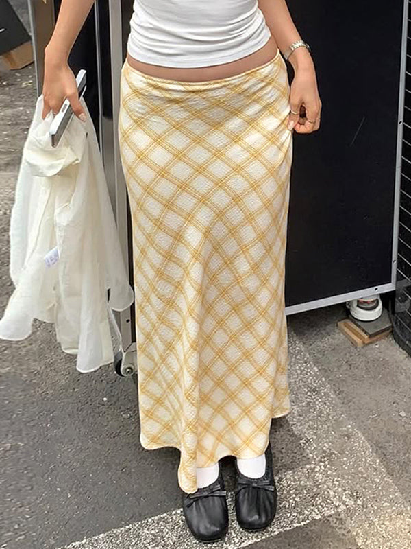 Spicy Girl Style Pattern Maxi Skirt