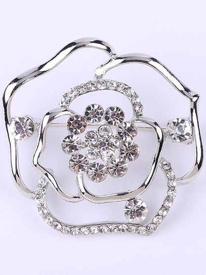 Brooches Chic & Modern Street Rose Brooch / Gold / Silver / Fall / Winter / Spring for Women