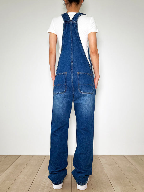 Loose casual straight fit Overall