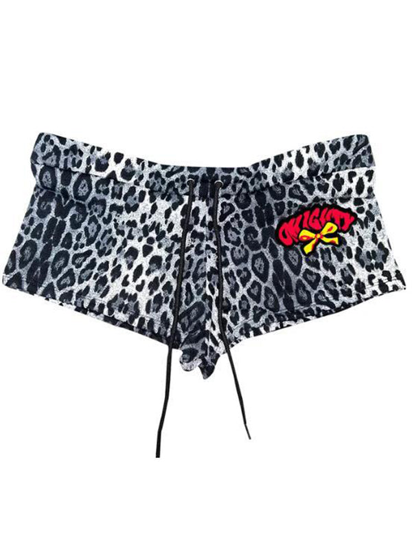 Leopard Digital Print Shorts