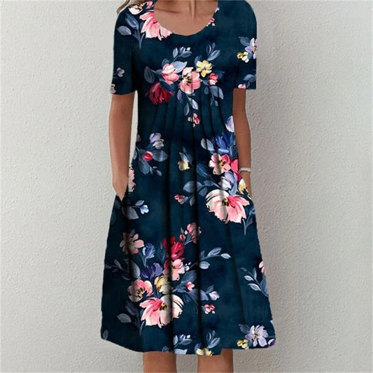 Kynlee - Floral Summer MIdi Dress for Women