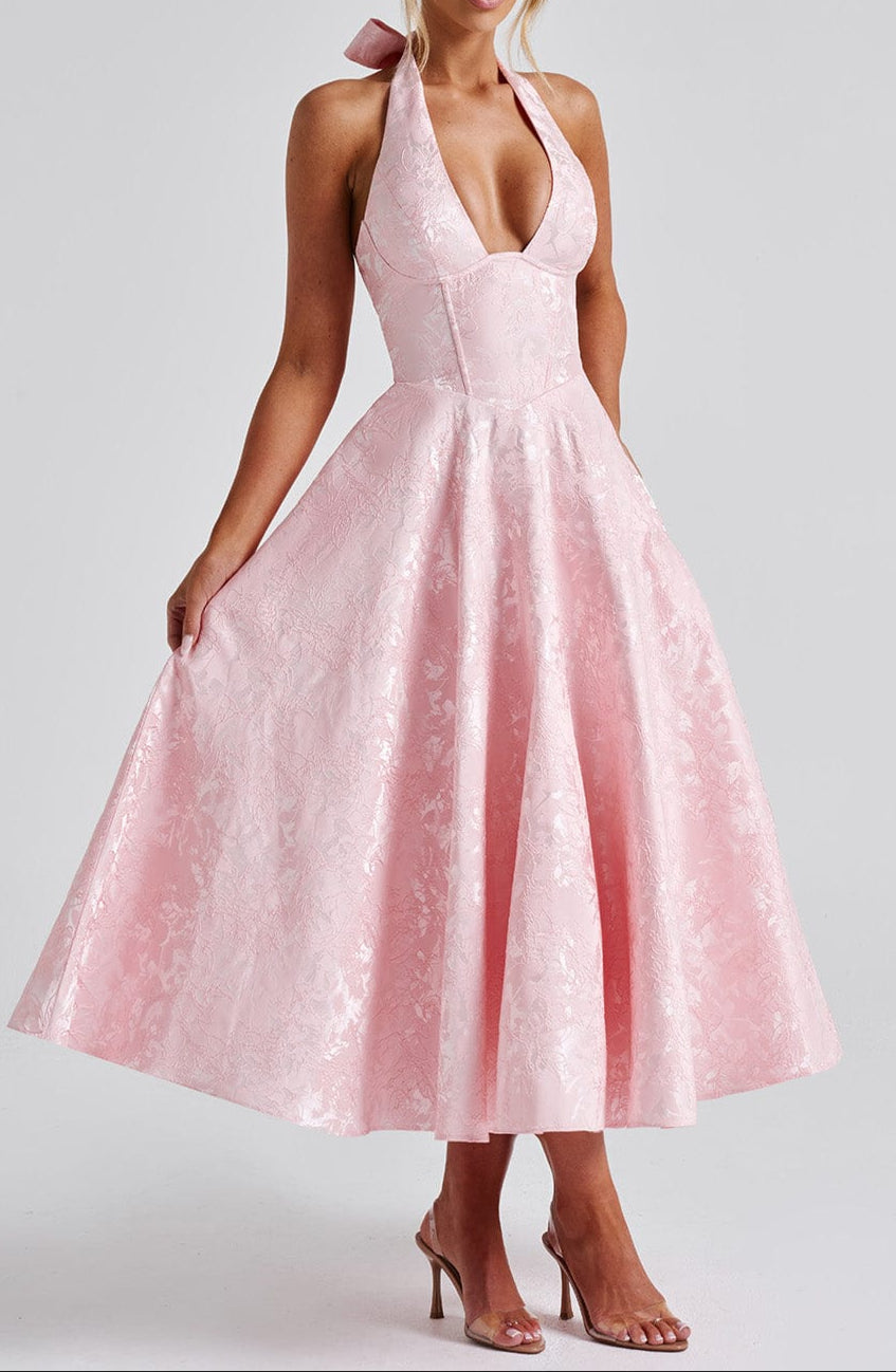 Helena Midi Dress - Blush