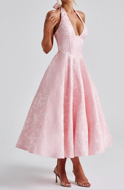 Helena Midi Dress - Blush