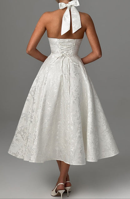 Clara Midi Dress - Ivory