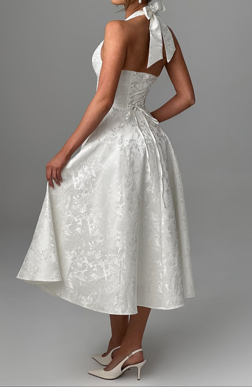 Clara Midi Dress - Ivory