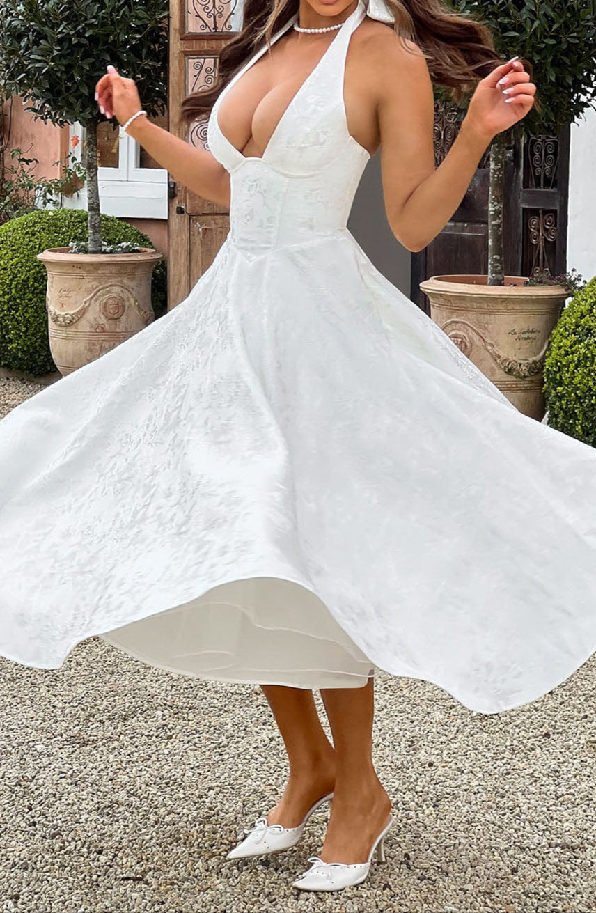 Patrizia Midi Dress - Ivory