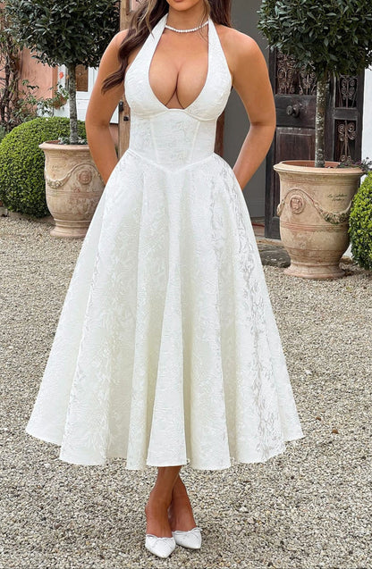 Patrizia Midi Dress - Ivory