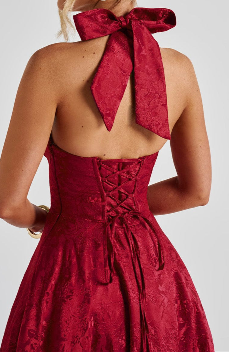 Valentina Midi Dress - Red