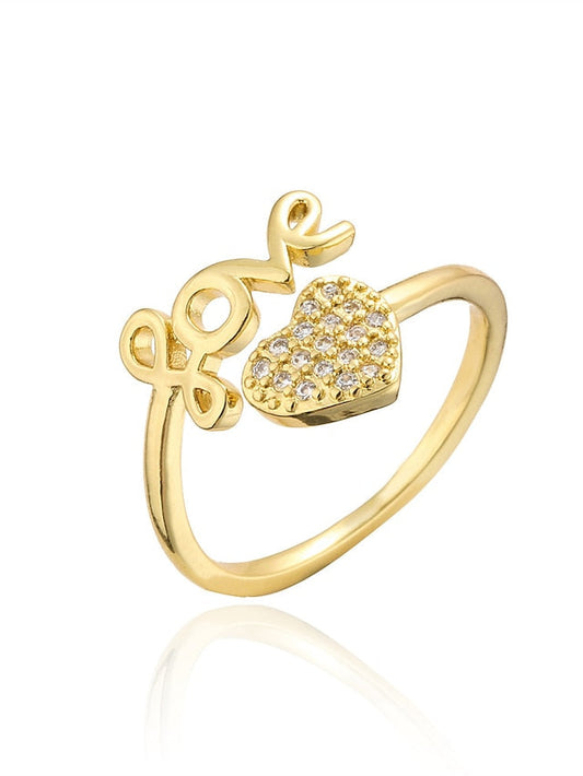 Rings Elegant Wedding Heart Ring / Gold / Fall / Winter / Spring / Summer for Women
