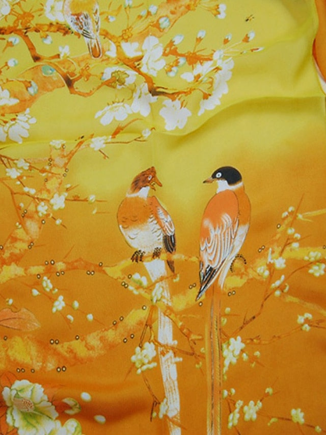 Scarves Satin Scarves Gift Daily Holiday Animal Flowers Chiffon Casual Bohemia Sunscreen Outdoor 1 PC for Women