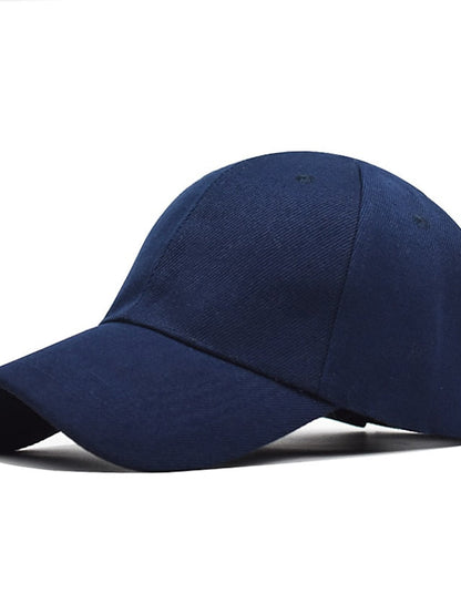 1pcs Unisex Cap Casual Solid Curved Sun Visor Baseball Cap Adjustable Snapback Hats For Women Men Hip Hop Cap Street Dad Hat for Women