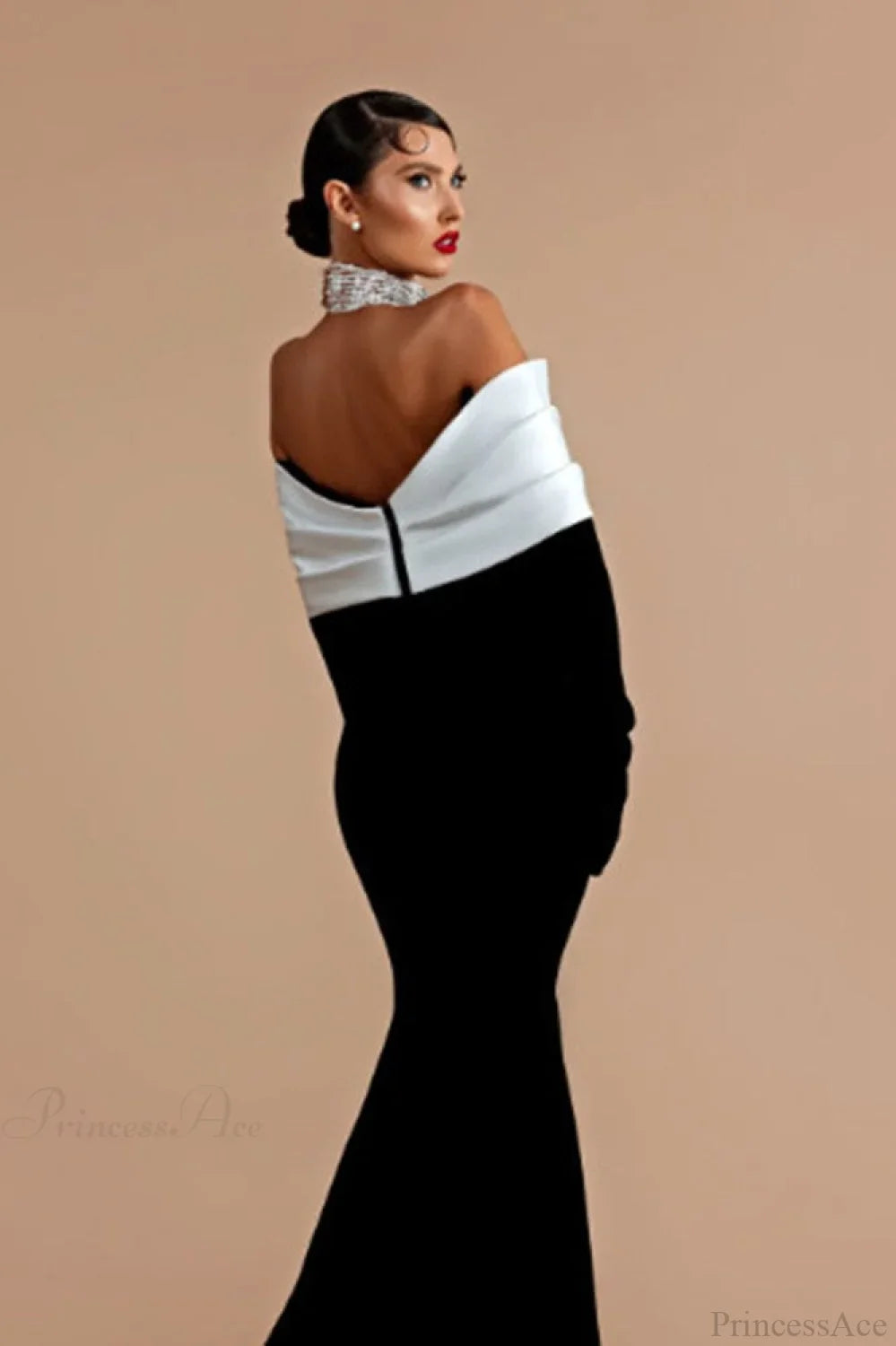 Elegant Sequin Sexy Off-the-Shoulder Evening Dress