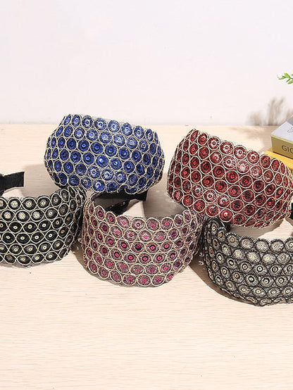 1PC Sequins with Gold Thread Shining Headband for Women
