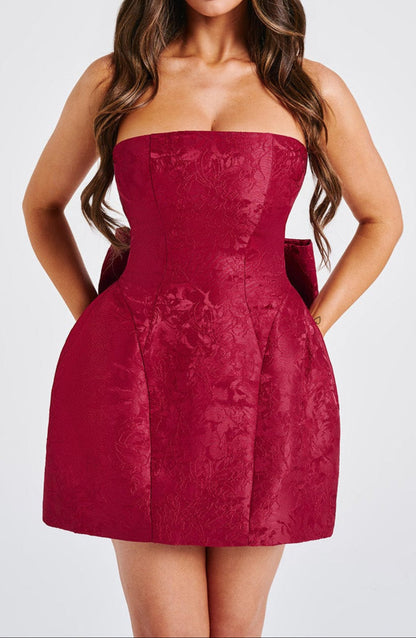 Carmela Mini Dress - Red