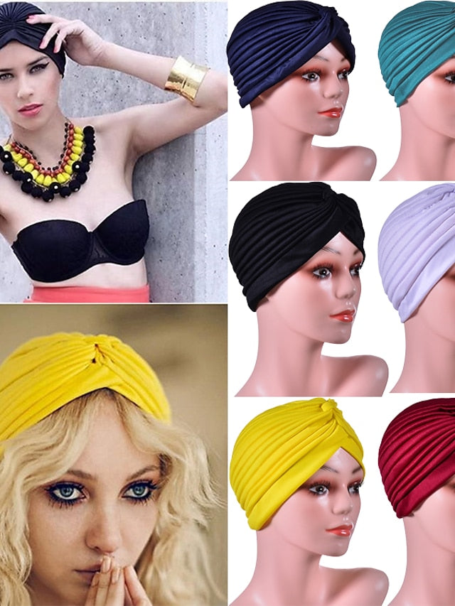 Fascinators Outdoor Home Daily Solid Color Polyester Casual Boho Casual / Daily 1 pcs for Women