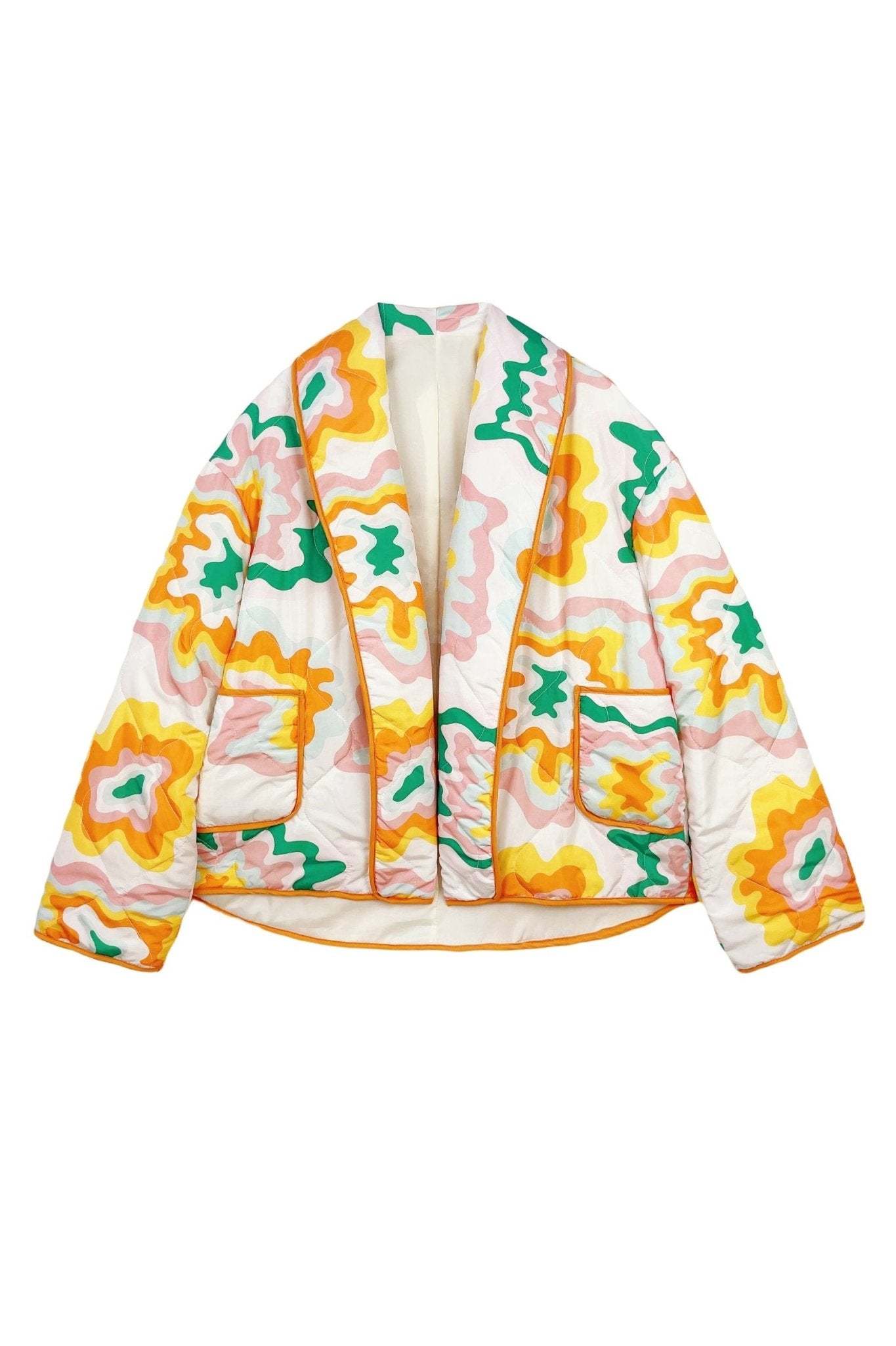 Chaqueta acolchada con estampado Elma