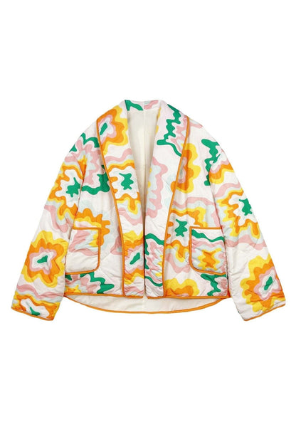 Chaqueta acolchada con estampado Elma