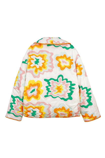 Chaqueta acolchada con estampado Elma