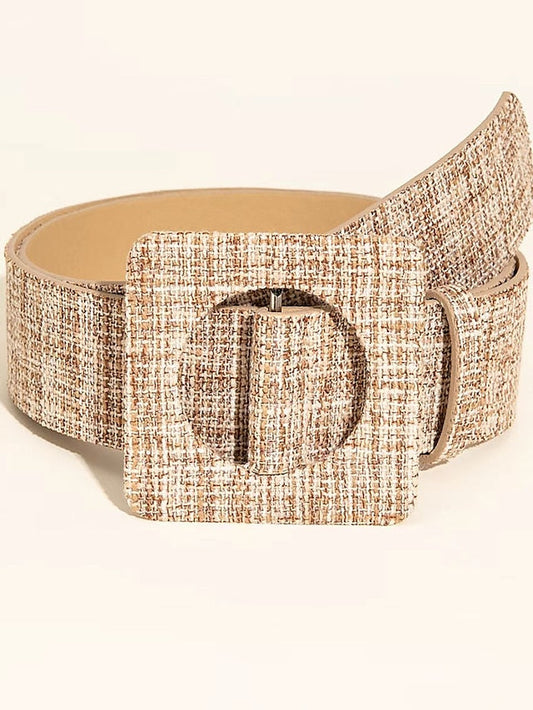 Belt PU Khaki Wide Belt Office Weekend Pure Color / Spring / Summer / Fall / Winter for Women