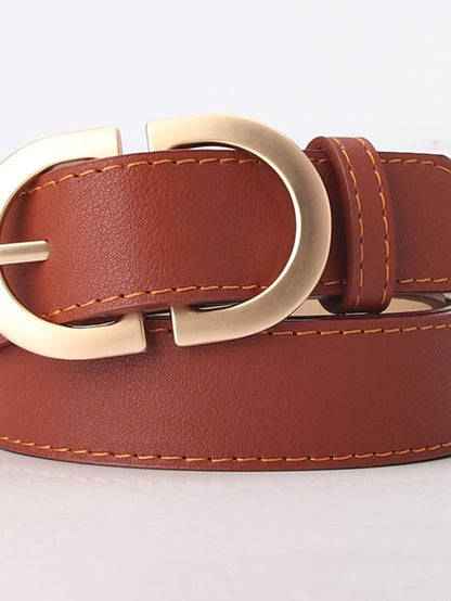 Belt PU White Black Khaki Brown Coffee Waist Belt School Daily Pure Color / Spring / Summer / Fall / Winter / Alloy for Women