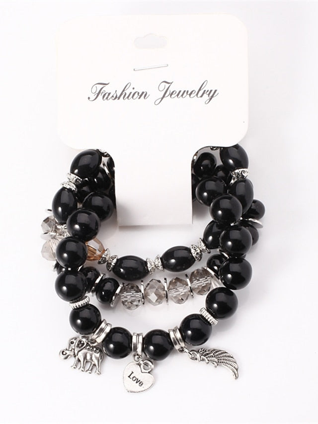 Bracelets Textured Street Heart Bracelets & Bangles for Women