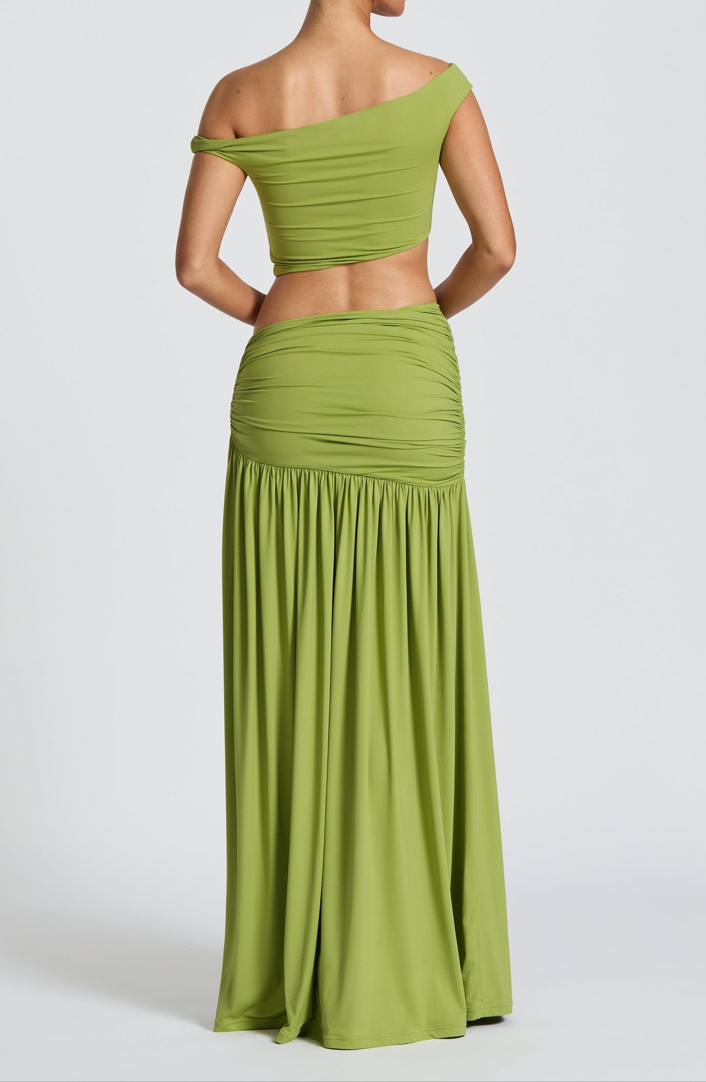 Brunetta Top & Skirt Set - Olive