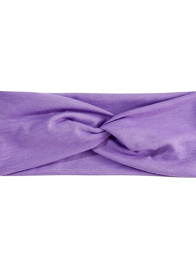 amazon candy color cross hairband women sports headband yoga sweat absorbing stretch bandana headband fashion headwear for Women