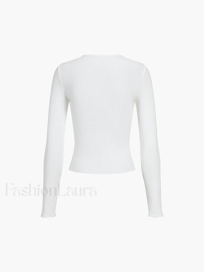 Everyday Rib Long Sleeve Top