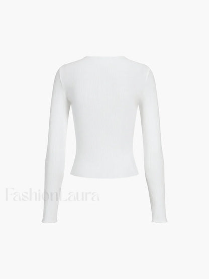 Everyday Rib Long Sleeve Top