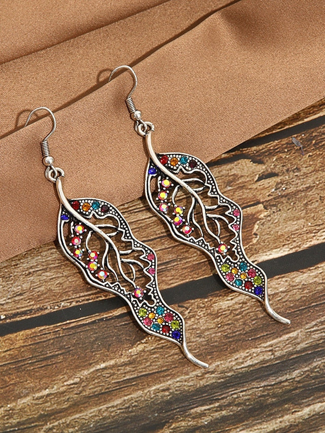 Earrings Artistic Street Leaf Earring for Women
