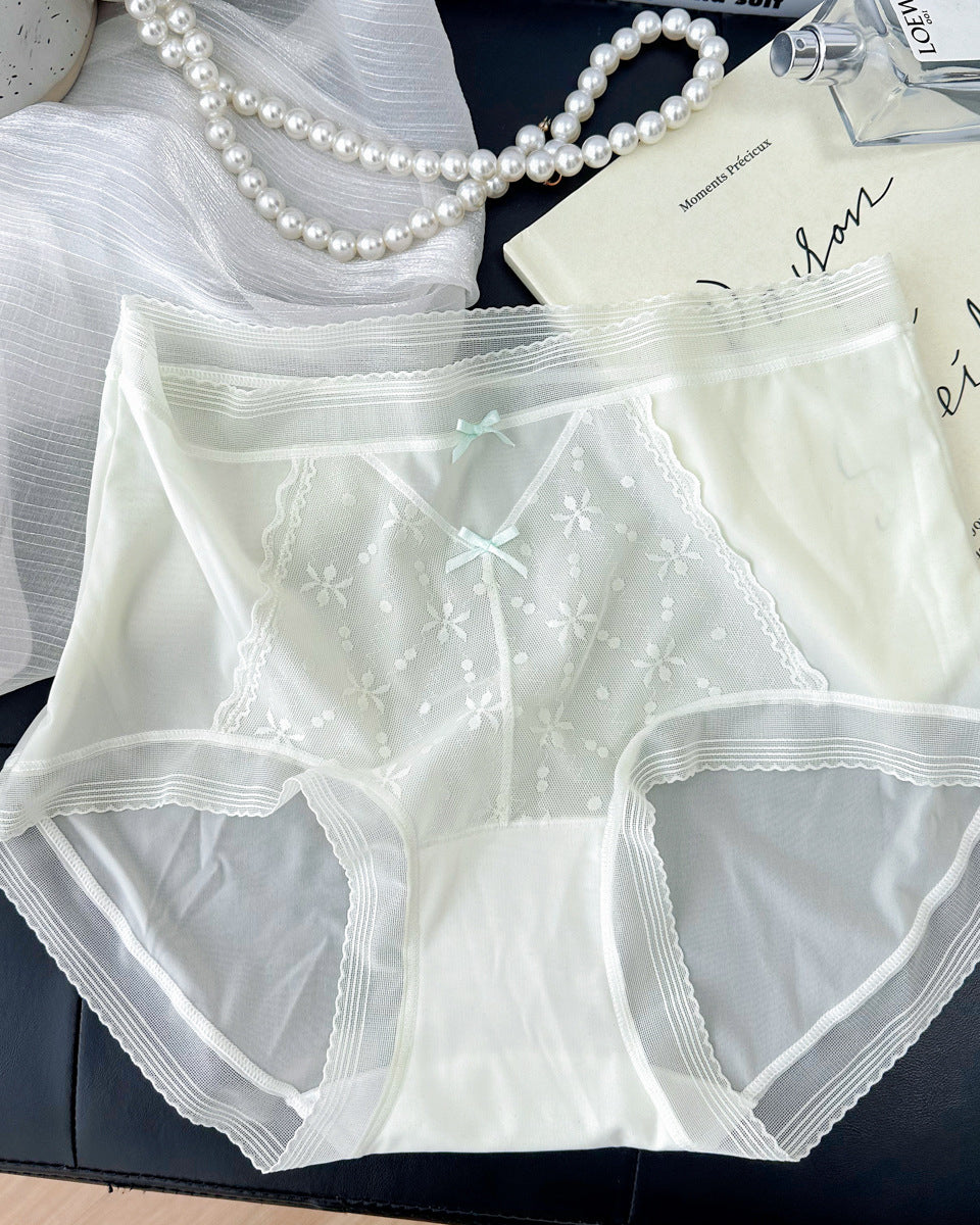 Lace Quick-Drying Mid-Waist Breathable