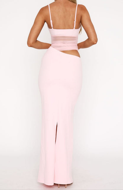 Romina Maxi Dress Baby Pink