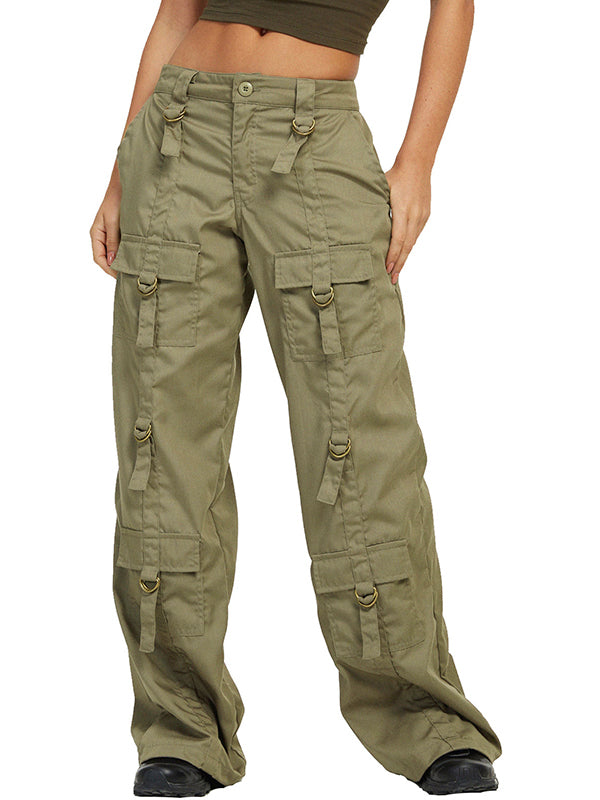 Low Waist Pocket Cargo Jean