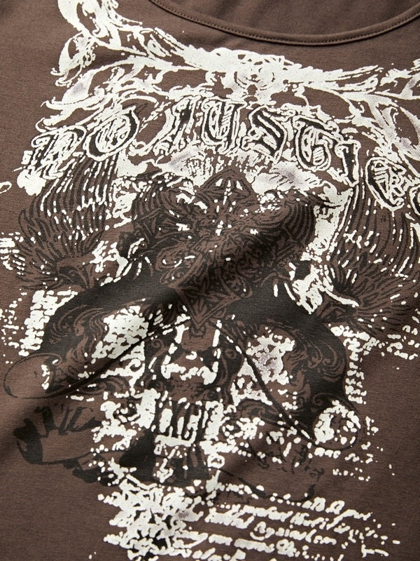 Justice Goth Punk Long Sleeve Tee