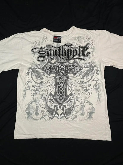 Oversized Retro Print Hip Hop T-shirt