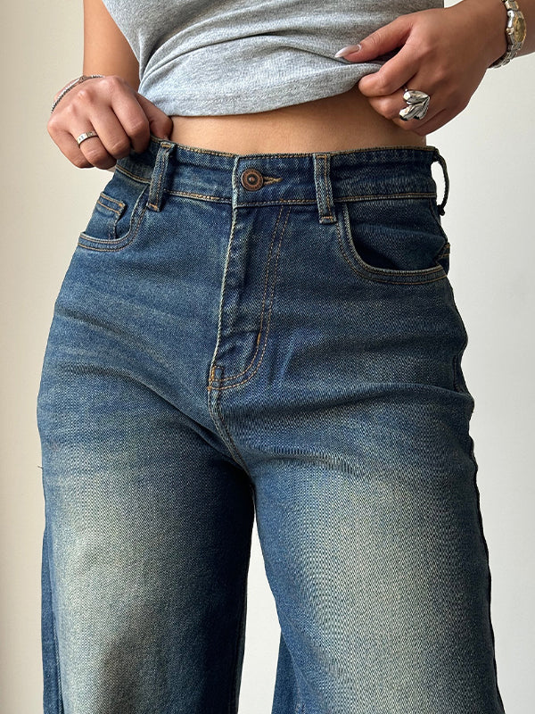 Straight Loose Boyfriend Jeans
