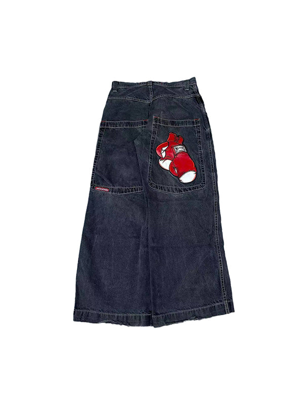 American Retro Hiphop Boyfriend Jeans