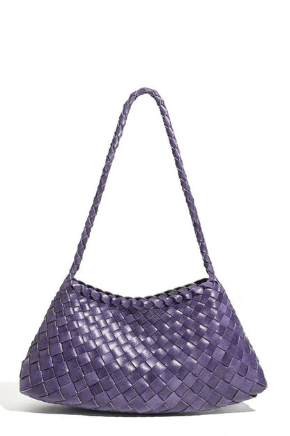 Hand-woven Vintage-style Underarm Shoulder Bag