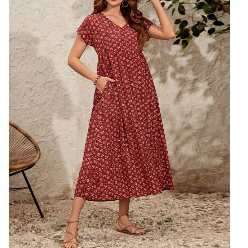 Casual Vintage Summer Dress | Great for Everyday Wear